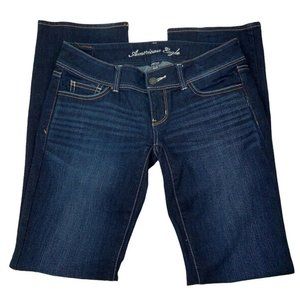 American Eagle Womens Slim Boot Blue Jeans Size 4R
